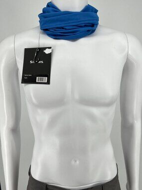 NWT Simms Unisex Outdoor 100% Polyester Lightweight Pacific Blue Neck Gaiter